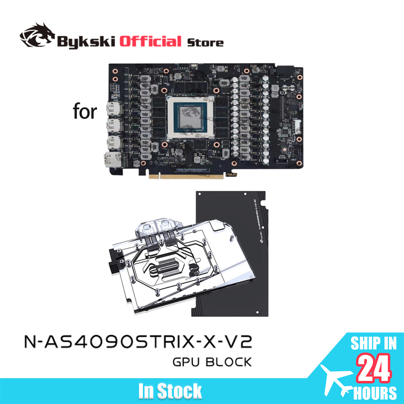 Rtx 4090 Water Block - บล็อก GPU ของ Bykski สำหรับการ์ดจอ ASUS