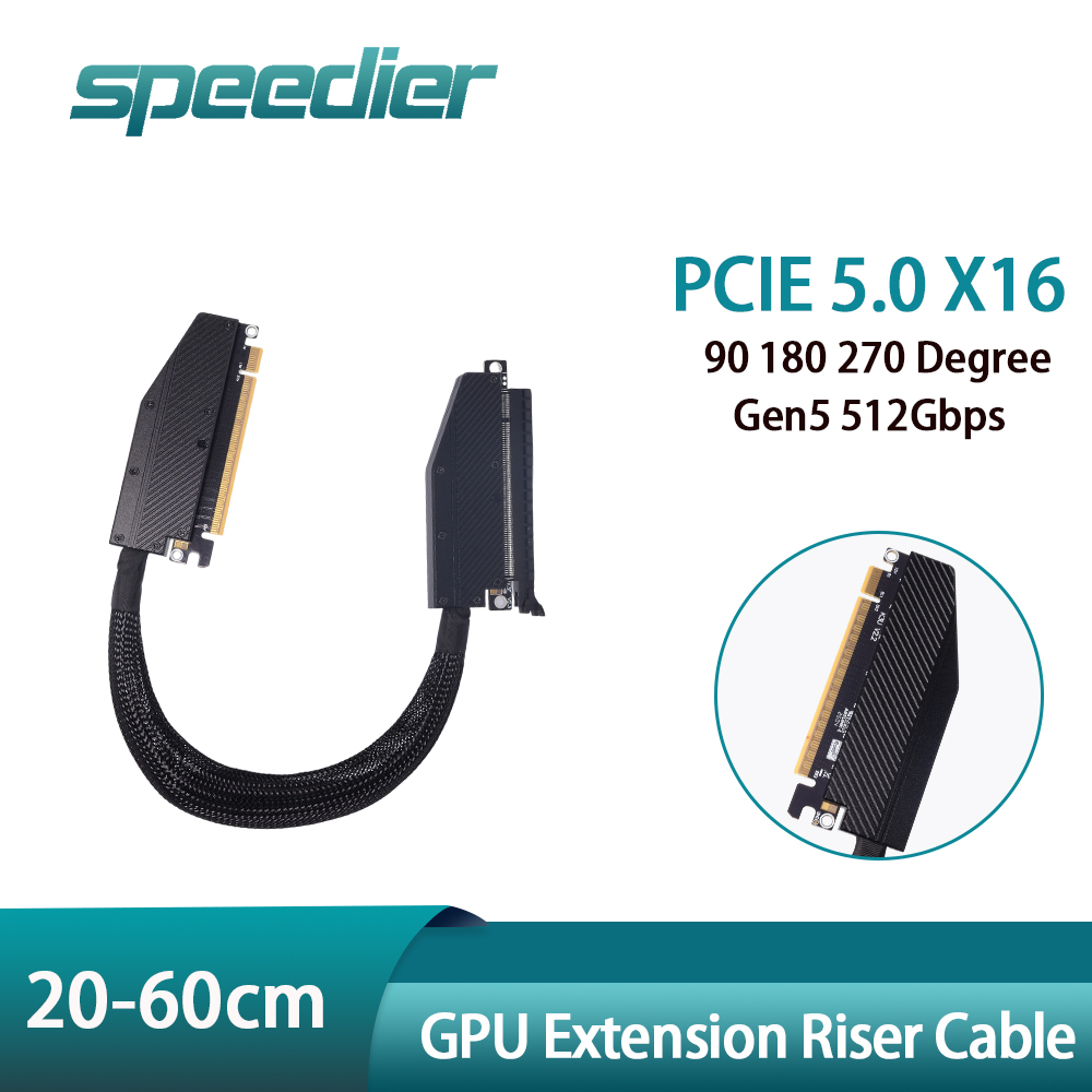 Pcie 5.0 Gpu Riser Cable - สายต่อขยาย GPU PCIE 5.0 X16 แบบ