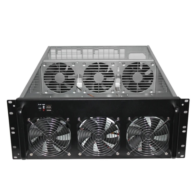เคส 4U สำหรับ 6 หรือ 8 การ์ดจอ - Server Gpu Chassis 4U บทวิจารณ์และราคา